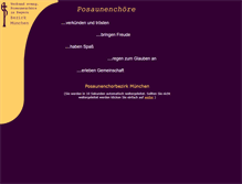 Tablet Screenshot of posaunenchor-bezirk-mch.de